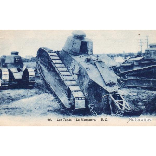 CPA- Les tanks. L� Manoeuvre .D.D  N�7570