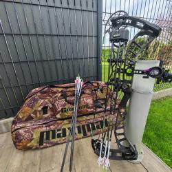 Pack Complet Chasse / Tir &agrave; l'arc - PRIME Inline 3 (Droitier) - &Eacute;tat Exceptionnel