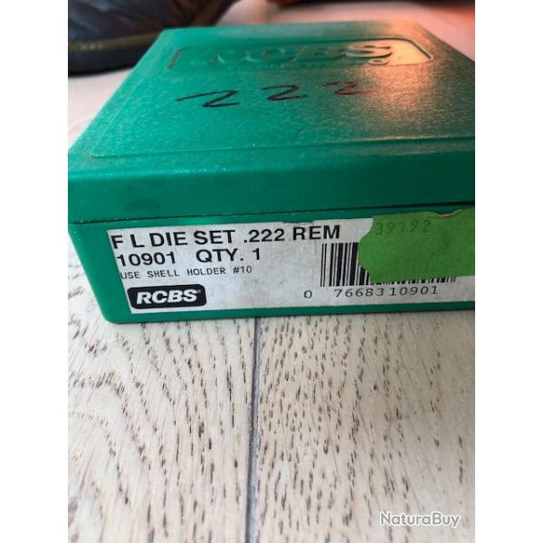 Outils de rechargement 222 Remington