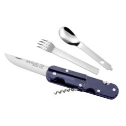 Couteau Bivouac Multifonction 6-en-1 | Outil Survie Camping