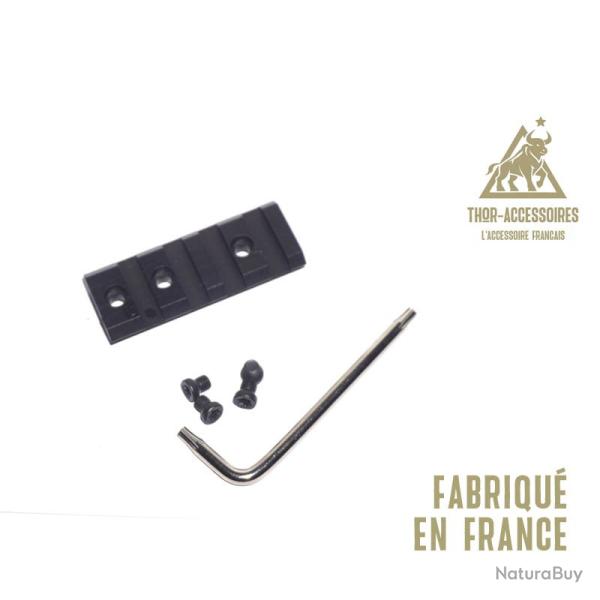 Rail Picatinny Verney Carron Impact court - Aluminium - Thor-Accessoires Fabriqu� en France