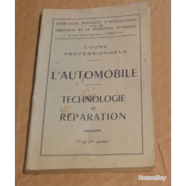 livre ann�e 60 m�canique automobile