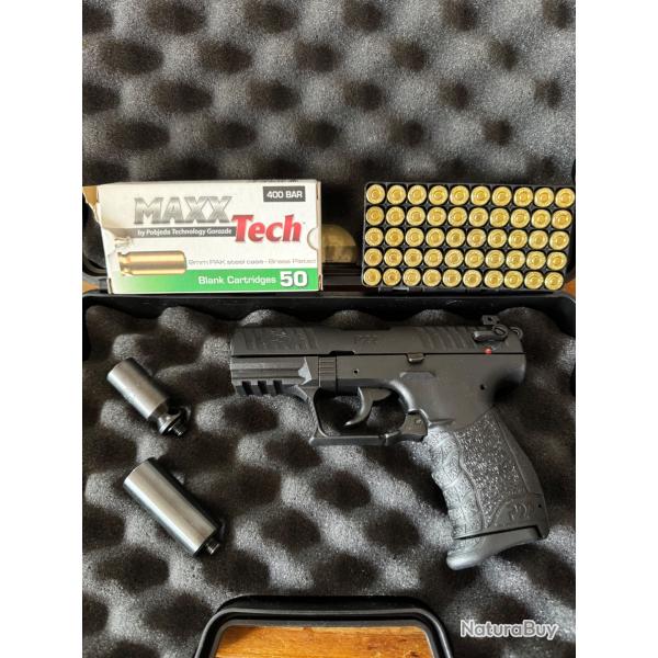 Pistolet Walther P22 Q Noir cal. 9mm Umarex