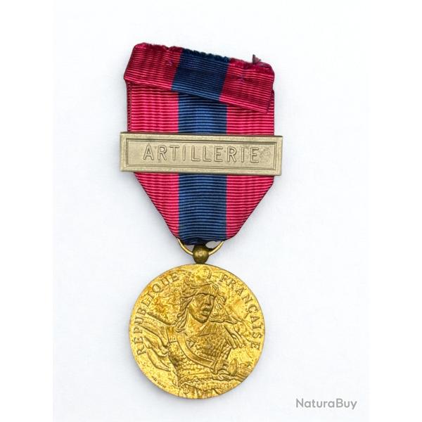 (14.0396) M�daille de la D�fense Nationale - Bronze - Agrafe Artillerie