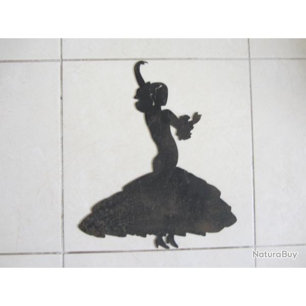 Art populaire danseuse flamenco acier forg� 1950