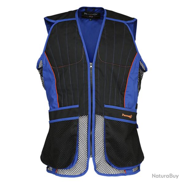 PROMOTION !! Gilet de ball trap Percussion Evo Bleu et Noir