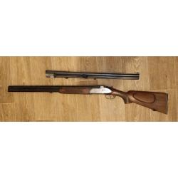 Fusil superpos&eacute; 12/70 Antonio Zoli + canon mixte 12/70 et 7.65R.