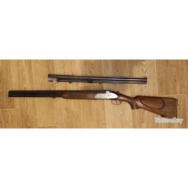 Fusil superpos� 12/70 Antonio Zoli + canon mixte 12/70 et 7.65R.