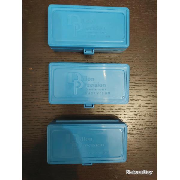 Lot Bo�te � cartouches 45 ACP / 10 mm Dillon Precision x50