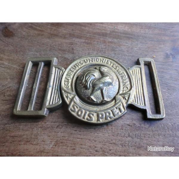 boucle ceinturon �claireurs unioniste de france