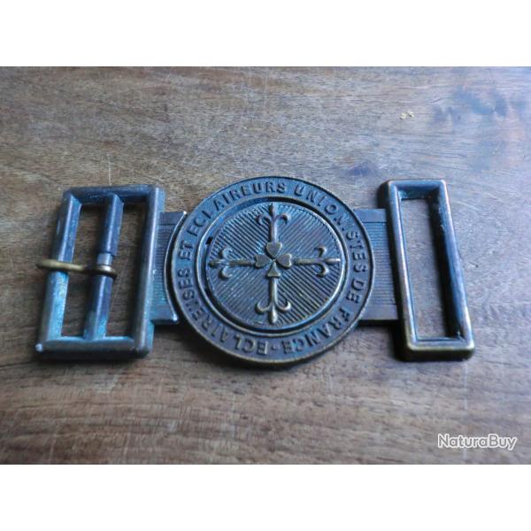 boucle ceinturon �claireuse et �claireurs  scouts  de france
