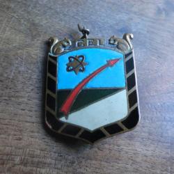 insigne &eacute;mail artillerie centre d'essai des landes / drago paris