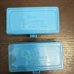 Lot 2 Bo&icirc;tes &agrave; cartouches 45 ACP / 10 mm Dillon Precision x50