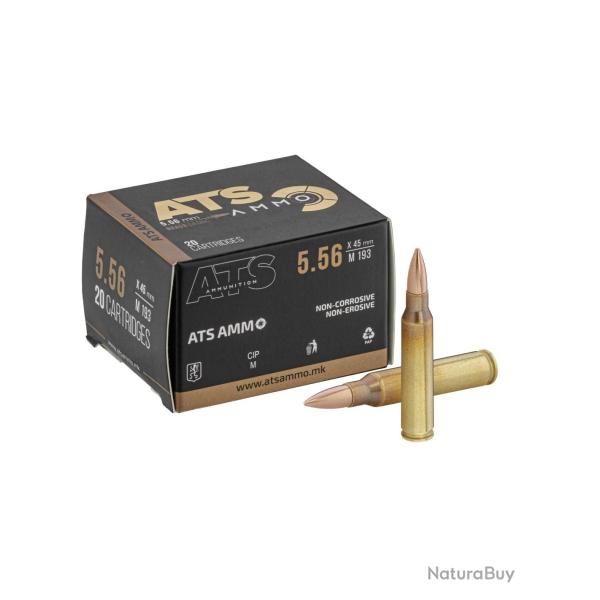 540 Munitions ATS 5.56x45 mm FMJ 55 gr / 3.56 g