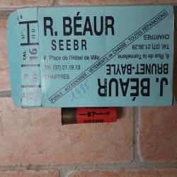 Cartouches anciennes cal 16