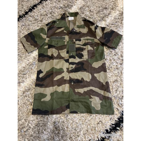 Chemise camouflage arm�e fran�aise originale neuve taille 35/36 XS-S militaire outdoor