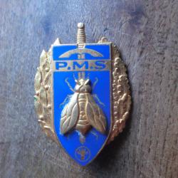 insigne &eacute;mail pr&eacute;paration militaire sup&eacute;rieur   /  drago paris