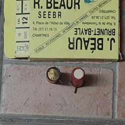 Cartouches anciennes &agrave; broche cal 12.