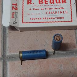 Cartouches Gevelot anciennes &agrave; broche cal 12.