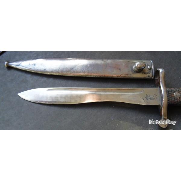 BA�ONNETTE MAUSER FN TOLEDO LAME BOLO 1941 + FOURREAU No 3238 V