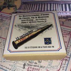 8 mm Lebel: AU CHOIX; Reproduction boite munitions (vide) SE 14639588