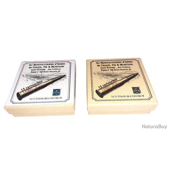 8 mm Lebel ou 8mm R�glementaire: Reproduction boite munitions (vide) AU CHOIX SE 14639588