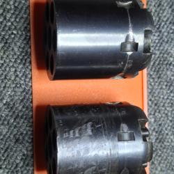 Lot de 2 Barillets Poudre noire Cal 36 dans l'&eacute;tat.