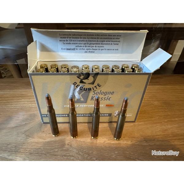 24 Balle sologne klassic 7x64 subsonique