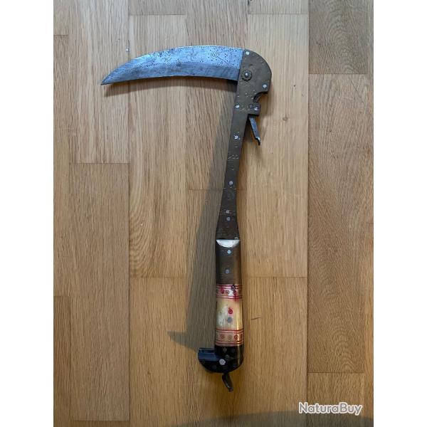 Couteau ethnique poignard choora lohar Khybe couteau pliant Afghanistan Pakistan