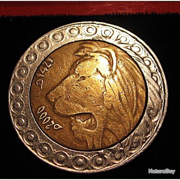 Algerie, piece de 20 dinars 2000 ttb bi-metal
