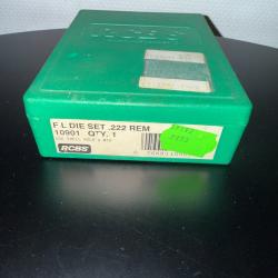 JEU D'OUTILS RCBS 222 REMINGTON