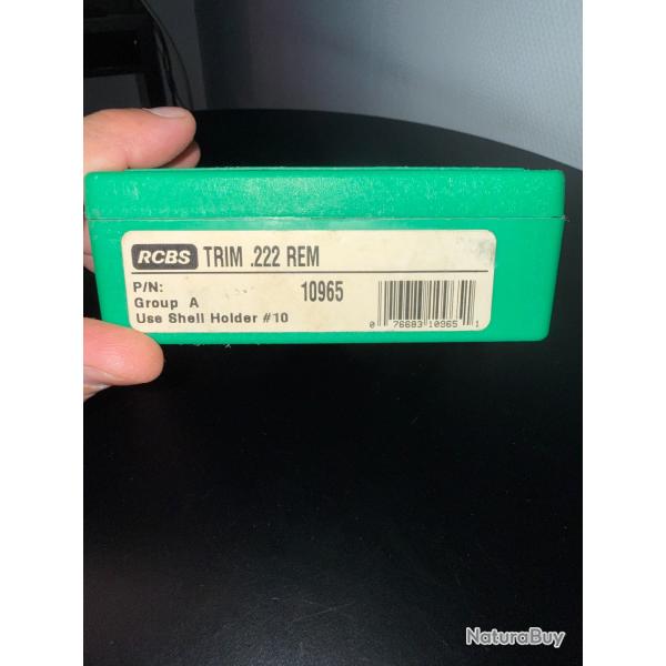 TRIM OUTIL RCBS 222 REMINGTON