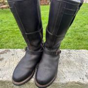 Bottes D'hiver Meindl En Cuir Velours Avec Fourrure - Taille 42 Brun Foncé - Neuf Avec Boîte