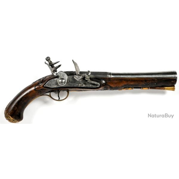 Grand pistolet � silex tromblonn� par J Drew � Mittau  Duch� de Courlande (Jelgava Lettonie)