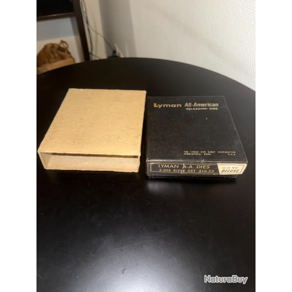 LYMAN DELUXE  VINTAGE JEU D'OUTILS 30/30 WINCHESTER