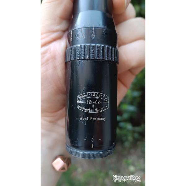 Lunette de battue Schmidt & Bender 1 1/2 - 6x45 � rail ZM Biebertal Wetzlar