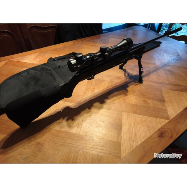 Pack complet Rossi 8122 avec bipied, RDS, lunette 3-9x40, housse, appui joue, 2 boites de 50 CCI