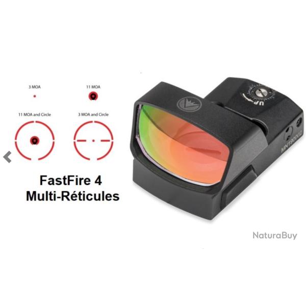 Point rouge BURRIS FASTFIRE IV (Multi-R�ticules) avec rail picatinny