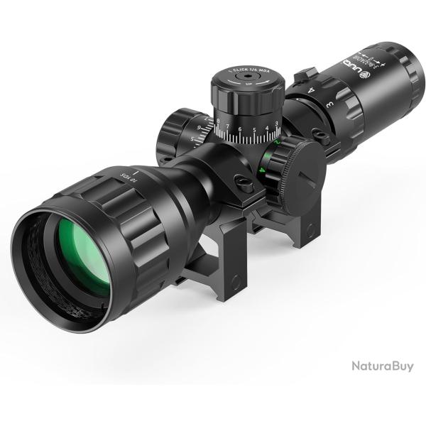 Lunette de vis�e 3-9x32 AO R�ticule Mil-Dot Lumineux Rouge/Vert  Rail 20 mm Picatinny/Weaver