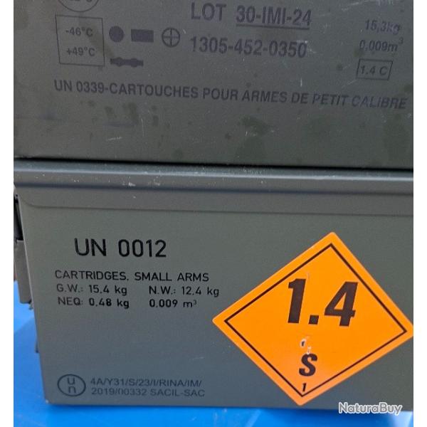 CAISSE  MUNITION  EN METAL  BOX MUNITION