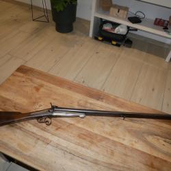 Fusil juxtapos&eacute; &agrave; broche cal 16 fabrication st&eacute;phanoise
