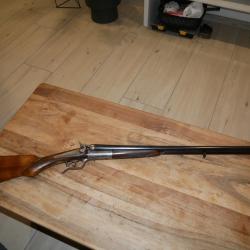 Fusil juxtapos&eacute; &agrave; chiens VERNEY-CARRON cal 16