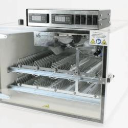 Couveuse Automatique 80 &agrave; 100 OEufs avec Ventilation - Porte Plexiglas + Affichage Humidit&eacute;