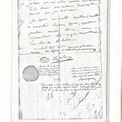 Manuscrit - Testament de Napol&eacute;on Bonaparte (fac-simil&eacute; ancien)