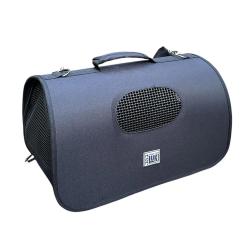 Sac de transport tunnel noir pour animaux 47x25x27cm en nylon