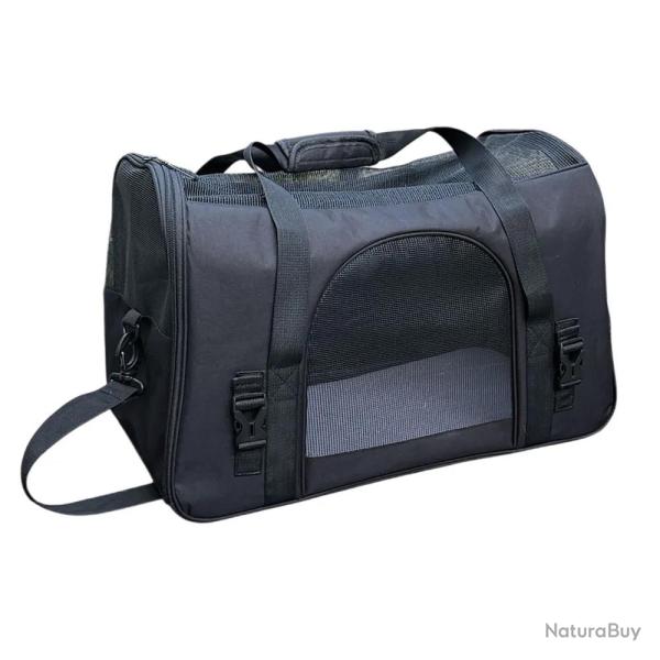 Sac de transport pour animaux 600S noir - 48x25x33cm en nylon r�sistant