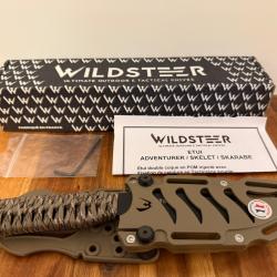 Couteau WILDSTEER SKARABE - Neuf en bo&icirc;te - Fabrication Fran&ccedil;aise