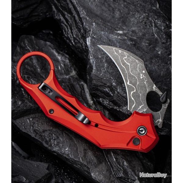 Karambit civivi incisor red