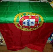 Grand Drapeau Portugal 150 X 250 Cm – Polyester Résistant Pour Matchs Et Fêtes