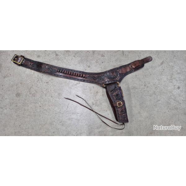 HOLSTER WESTERN POUR COLT ET REMINGTON EN CUIR